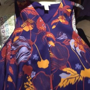 Colorful sleeveless dress